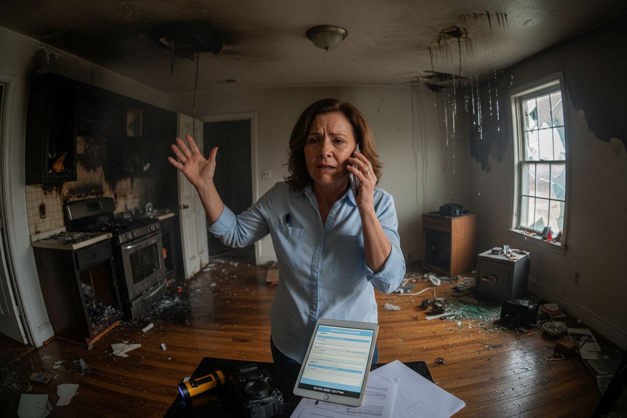 Comment déclarer un sinistre à votre assurance habitation